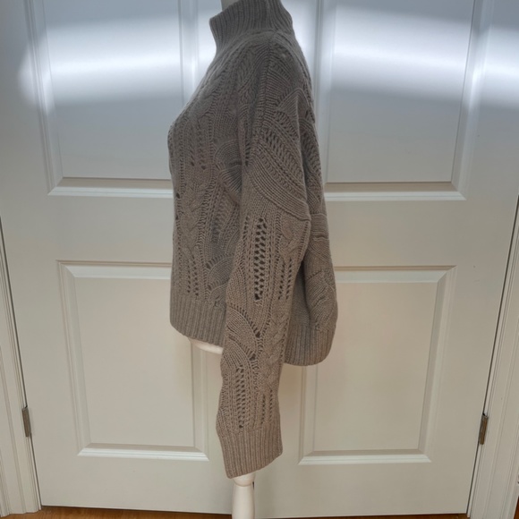 SYLVIE MOCK NECK CASHMERE SWEATER FROM NAKEDCASHMERE - Picture 3 of 9